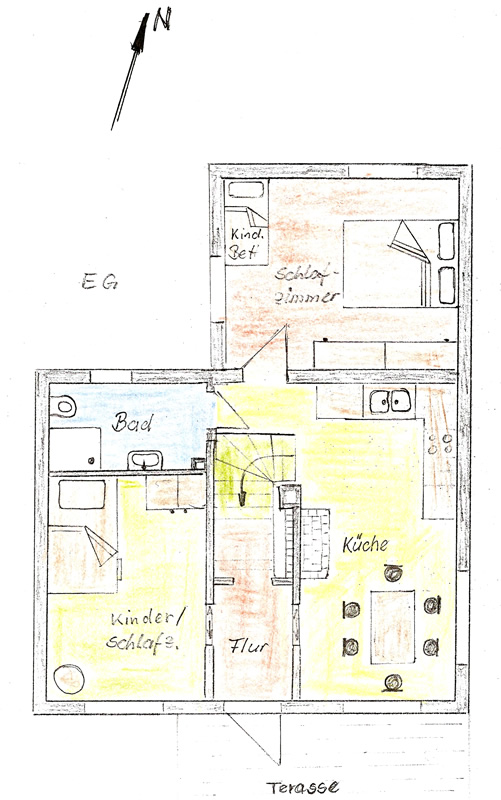 Ferienwohnung Erdgeschoss